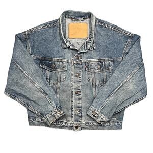 Levi’s 70505 Vintage 80s 90s Trucker Denim Jean Jacket Mens Size Large